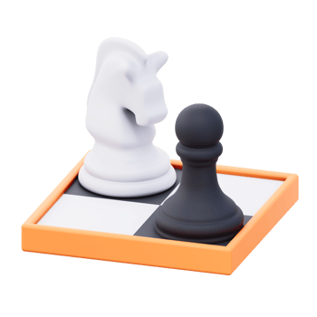 Chess pieces on a board png