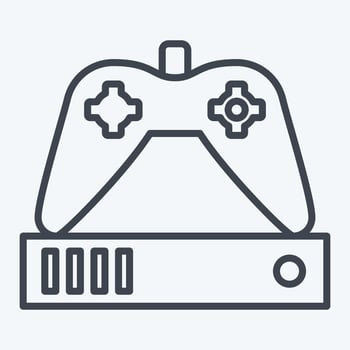 Icon Gamebling. related to Metaverse symbol. line style. design editable vector