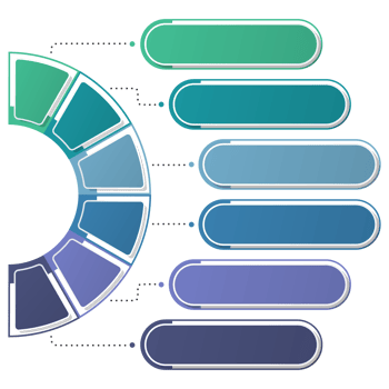 Business infographic 6 process design. png