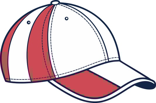 Realistic Hat Design for Fashion Projects Fashionable Hat Illustration for Style Concepts vector