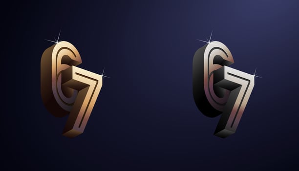 3d Year Anniversary Gold Metal Colour 67th, 67th Happy Anniversary with Elegant Colour, Luxury and Modern. vector
