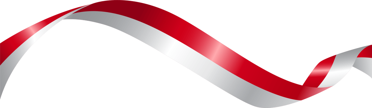 Wavy Indonesian Flag png