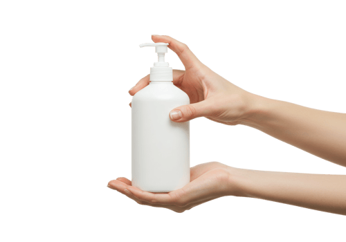 Application of hand sanitizer home product indoor hygiene awareness. png