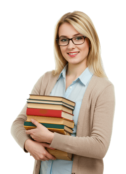 Student reading enthusiast holding books in a bright room portrait style engaging lifestyle concept. png