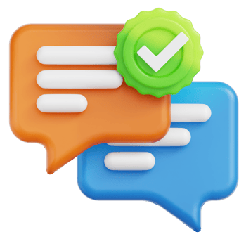 Chat Complete 3D Illustration png