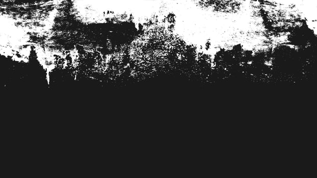 Black and white grunge. Distress overlay texture. Abstract surface dust and rough dirty wall background concept. Worn, brush, weathered effect. top frame illustration vector