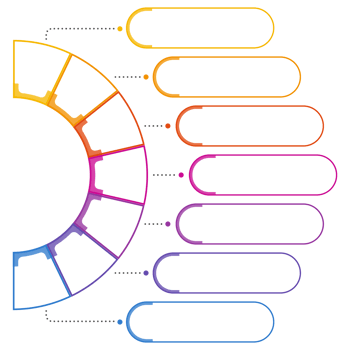 Standard infographic 7 process design. png