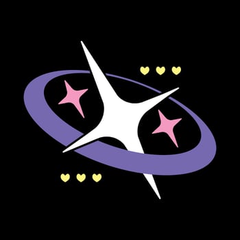 y2k streetwear star arrow icons shapes logo. suitable for abstract background, banner, pattern, flyer, poster, infographic vector