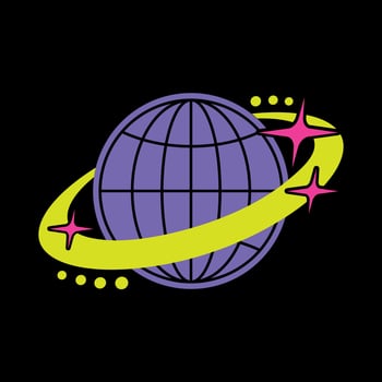 y2k streetwear star arrow shapes icons logo. suitable for abstract background, banner, flyer, pattern, poster, infographic vector