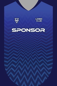 Stylish soccer jersey design vector