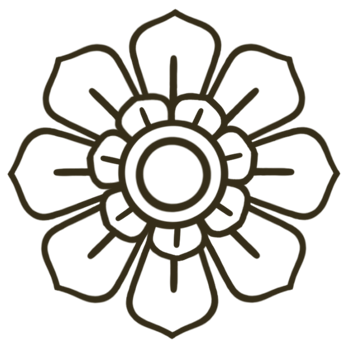 floral and leaves of Thai pattern png