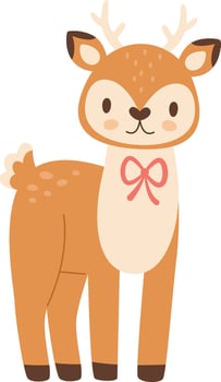 Deer With Bow vector