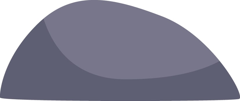 Stone Lying Icon vector