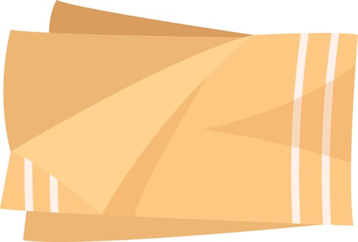 Bath Towel Icon Illustration vector