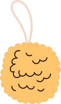 Washcloth For Body Illustration vector