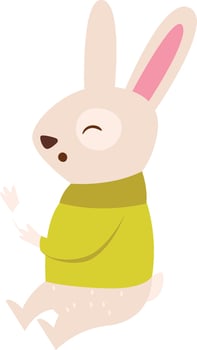 Rabbit Character Cartoon vector