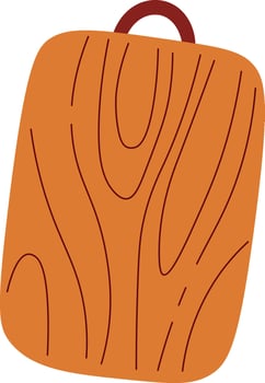 Cutting Board Wooden vector
