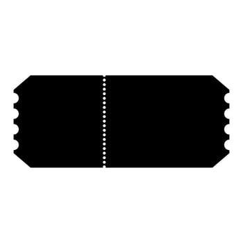 Cinema ticket web icon. Simple illustration of cinema ticket icon for web. vector