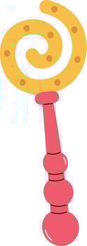 Magic Wand Swirl vector