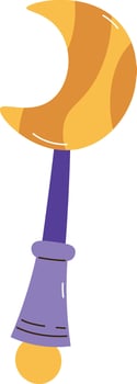 Magic Wand Moon vector