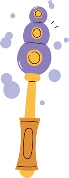 Magic Wand Bubbles vector