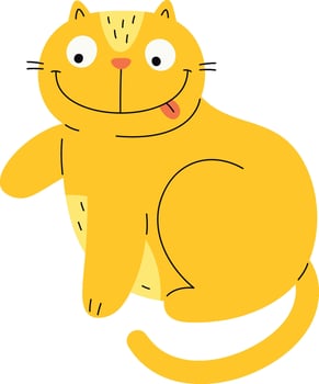 Illustration Cat Pet Cartoon vector
