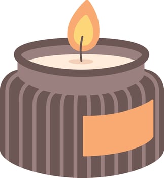 Burning Candle Accessory vector
