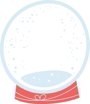 Christmas Snow Glob vector