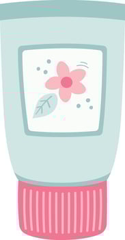 Tube With Organic Cosmetics Illustration vector