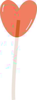 Stick With Heart Illustration vector