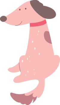 Dog Sitting Animal vector