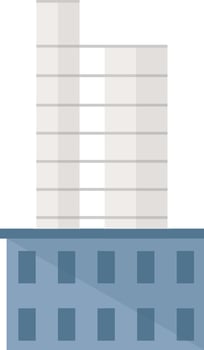 Industrial Factory Building vector