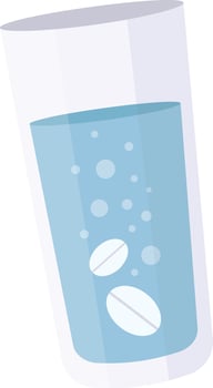 Cup With Medicine vector