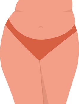 Woman Bottom Body vector
