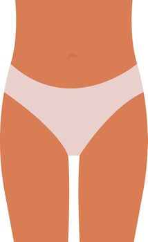 Woman Bottom Body Illustration vector