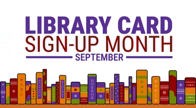 Library Card Sign Up Month background, banner, card or poster design template is observed every year during September, to raise awareness about the mission. illustration vector