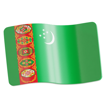 Trukmenistan 3D Ilustration png