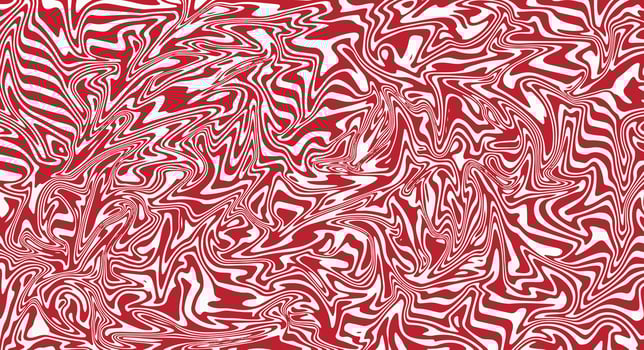 Abstract red and white swirling pattern with psychedelic texture vector