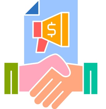 Silver Sponsor Icon vector
