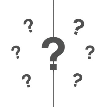Mysterious Inquiries Floating on Transparent Canvas, Generating Intense Curiosity png
