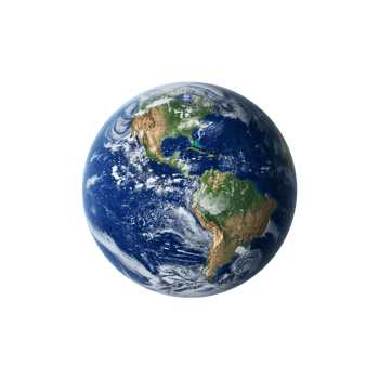 Earth view showcasing the Western Hemisphere continents against a cosmic setting representing png