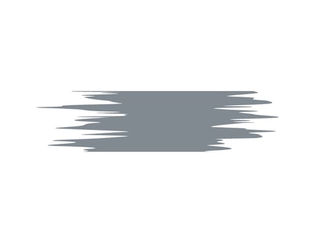 Abstract Gray Ink Brush Stroke. vector