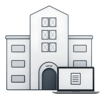 3D icon, A laptop with code brackets png