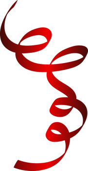 Red ribbon, gift, valentines, festival png
