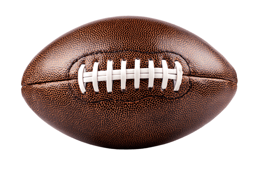 Retro Pigskin Football Isolated on Transparent png