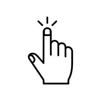 outline click icon png