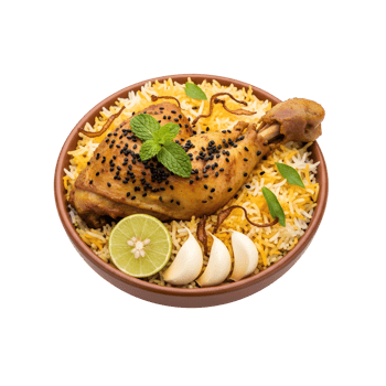 Chicken biryani dish png