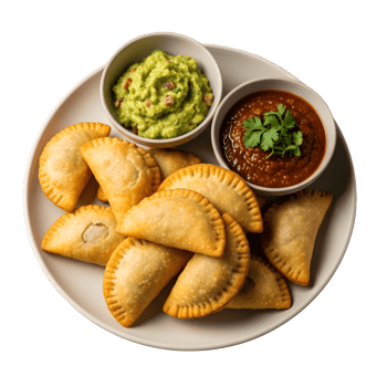 Empanadas with dips png