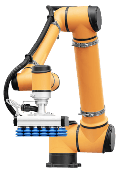 Mock up Yellow robotic arm png