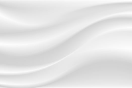 silk cloth fabric wave texture. white background vector